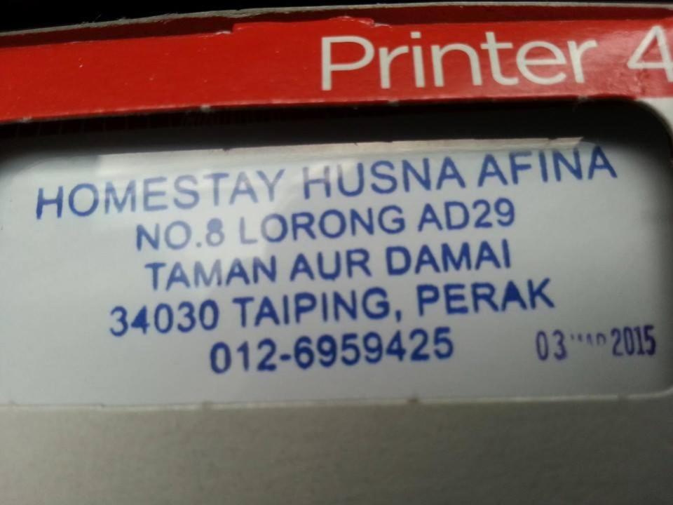 Taiping Homestay Husna Afina מראה חיצוני תמונה